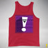 Lesbian Labrys Pride Flag Exclamation Point Premium Tank Top